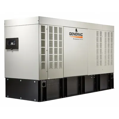 GENERAC Automatic Standby Generator: Diesel, Liquid, Single Phase, 120/240V AC - Liquid-Cooled Generators for Diesel Fuel