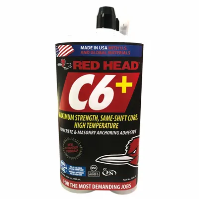 RED HEAD Epoxy Anchor: Mixing Nozzle, Adhesive Anchors, 1/2 to 1 1/2 in Compatible Anchor Size - Epoxy Anchor Adhesives