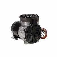 GAST Piston Air Compressor: 0.25 hp, 1 Phase, 100/120V AC/200/240V AC, 26.2 in Hg Max Vacuum (MPN 86R130-PS101-N270X)