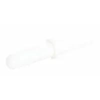 Stirring Bar: Octagon, PTFE, 10 cm Overall Lg, 8 mm Dia, Autoclavable, White (MPN 30400150)