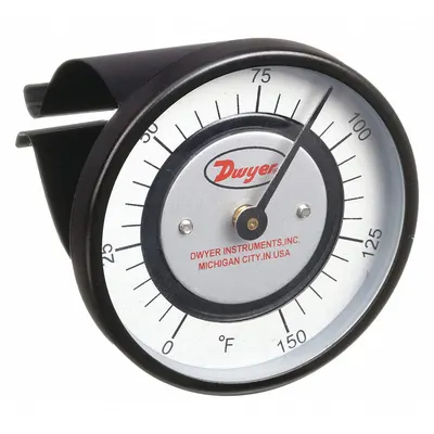 Dwyer STC441 Clip-On Pipe Surface Temperature Dial Thermometer - Clip-On Pipe Surface Temperature Dial Thermometers