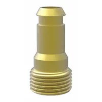 PIAB Vacuum Pad Adapter: For 60 mm to 75 mm Pad Size, 12 mm Port Size, 31/64 in Thread Size (MPN Fitting D=12, G3/8 - G1/4)