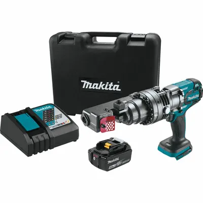 MAKITA Cordless Cable Cutter Kit: 18V DC, #5 Max. Rebar Size, 5/8 in Max. Cutting Dp - Makita Cordless Rebar Cutters