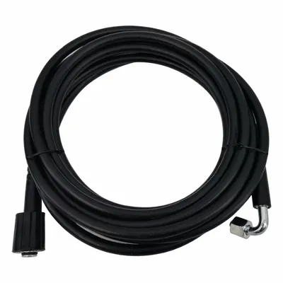 WESTWARD Pressure Washer Hose: 6 mm ID, 20 ft Lg, PVC, Black, M22 Female x M16 Female Fitting Size - Westward Replacement Pressure Washer Hose Assemblies