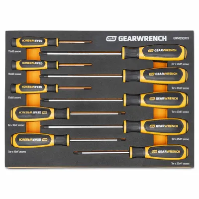 GEARWRENCH: 1-10 Pieces, 10 Pieces, Torx Tip - General Purpose Screwdriver Sets