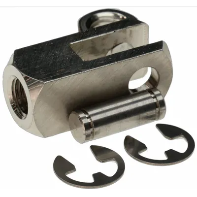 SMC Rod Clevis: Clevis Mount Type, Fits 2 in Bore Dia, 1 11/16 in Overall Lg - Clevis Mounting Hardware