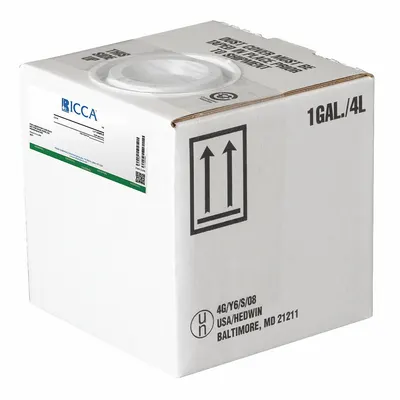 RICCA CHEMICAL Buffer - pH 6.00: Lab, 4 L Volume, Liquid, pH 5.99 to 6.01, Plastic, Box - pH Buffers