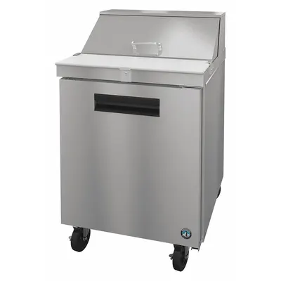 HOSHIZAKI SR27B-8 Refrigerated Prep Table, 1 Door, 31 in Depth, 44 1/4 in Height - Refrigerated Prep Tables