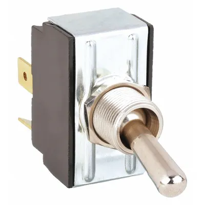 CARLING TECHNOLOGIES Reversing Toggle Switch: 3 Position, 4 Connections, DPDT - Panel-Mount Toggle Switches