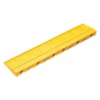 Ramp Edge: Ramp Edge, 4 in x 18 in, ERGO ADVANTAGE SAFE-FLEX Safe-Flex Floor System, Yellow, 10 PK (MPN ESDA3-Y)