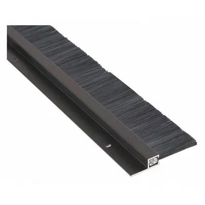 NATIONAL GUARD G610DKB-48 Door Sweep with Brush Insert - Door Sweeps