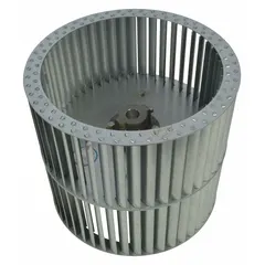 OEM replacement blower wheel for Dayton equipment. Compatible with Dayton model 5NRC9. Used in industrial air-moving applications such as ventilation, exhaust, and HVAC systems to restore proper airflow.