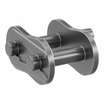 TSUBAKI Attachment Link: For Std Roller Chains, D-1, 60, Single Strand, 3/4 in Pitch - Attachment Links for ANSI Standard Chains