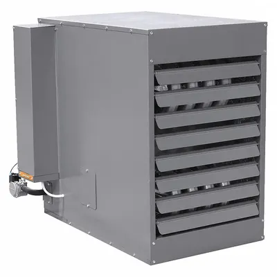Dayton Gas Wall and Ceiling Unit Heater: 250,000 BtuH Heating Capacity Input, Propeller - Standard-Profile Suspended Gas Wall & Ceiling Unit Heaters