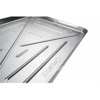 DIVERSITECH Condensate Drain Pan: Steel, 60 in L x 30 in W x 2 1/2 in D, 3/4 in PVC Discharge (MPN 6-M3060)