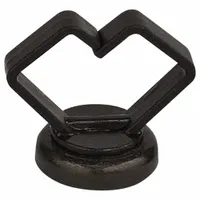 Snap-In Cable Holder: 0.75 in Max. Bundle Dia., Polymer, Black, 10 lb Holding Capacity (MPN 62419-10)