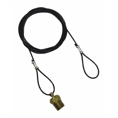 POWERMATE Pull Cord Tank Drain Valve: 072-0024RP - Air Compressor Parts
