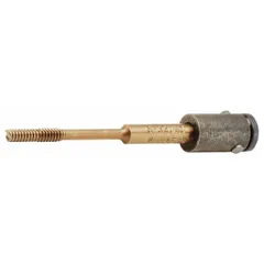Steel pneumatic mandrel for installing helical inserts into coarse-thread holes. Used in metalworking, automotive, and aerospace repair to restore stripped threads.