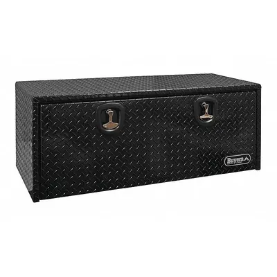 BUYERS PRODUCTS Underbody Truck Box: Underbody Truck Box, Single Drop-Down Door Door, Black - Single Drop-Down Door Boxes