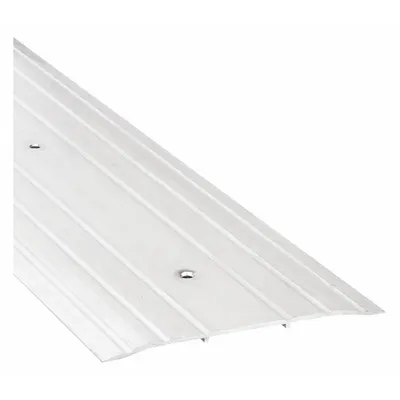 NATIONAL GUARD 813-36 Aluminum Saddle Threshold, Fluted, 3 ft - Saddle Thresholds