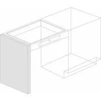 Panel End Support: 27 5/8 in Overall Ht, 22 in Overall Dp, 2 in Overall Wd, Steel, 0 Drawers (MPN GRJPTPO-2822-2)