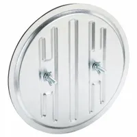 Duct Access Door: 13 in x 13 in, 22 ga, Steel, Thumbscrews, 200°F Max Temp Rating, 2 Mounting Stud (MPN GRDCI12GA)
