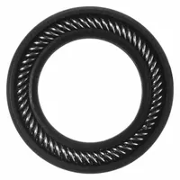 Spring Energized Rod Seal: Graphite-Filled PTFE, 0.237 in Inside Dia, 7/16 in Outside Dia (MPN ZUSASES-23)
