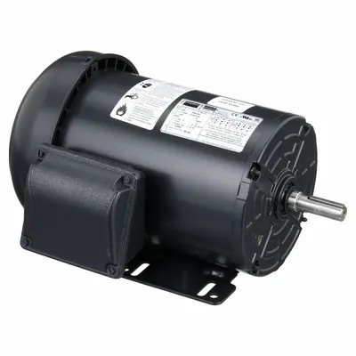 Dayton General Purpose Motor: Rigid Base Mount, Totally Enclosed Fan Cooled, 1 1/2 hp - Rigid Base 3-Phase General Purpose AC Motors