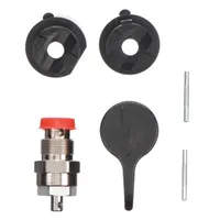 Replacement valve assembly for Graco line stripers. Includes gasket. Compatible with models 233960, 249691, 249914, 253958, 261815, 261820, 262800, and 262805. Used in pavement marking equipment for sealing and flow control