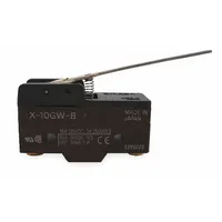 OMRON Snap Action Switch: Hinge Lever Actuator, 1NO/1NC, Screw (MPN X-10GW-B)