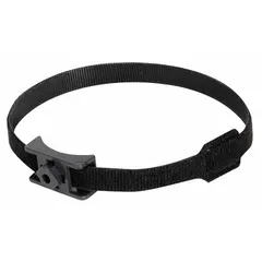 Black hook-and-loop cable ties for surface-mount cable management. Each strap measures 16.5 inches in length. Supplied in a 10-pack. Suitable for organizing and bundling cables in enclosures, control panels, and data centers.