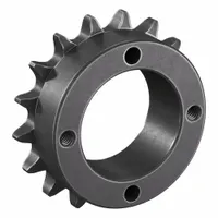 TSUBAKI Sprocket: For 40 Chain, 17 Teeth, 2.721 in Pitch Dia, 2.975 in Outside Dia, Steel (MPN 40H17)