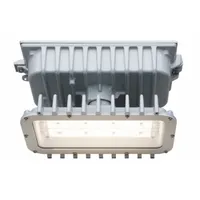 LED hazardous location light tank for low bay applications. Delivers 18,000 lumens at 5000K color temperature. Operates on 120/277V AC, draws 101 W. Features T6 temperature code, IP66 rating, and stanchion mounting. Color and lumen output are not selectable