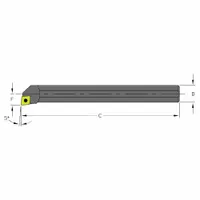 ULTRA-DEX USA Indexable Boring Bar: S24U MCLNR4 (MPN 957-000-430)