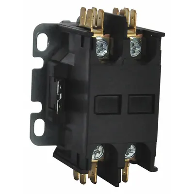 Dayton Definite Purpose Magnetic Contactor: 2 Poles, 208-240V AC, 25 A - Non-Reversing Definite Purpose Contactors