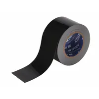 Floor Marking Tape: Gen Purpose, Solid, Black, 3 in x 100 ft, 8 mil Tape Thick, Brady® ToughStripe® (MPN 104340)