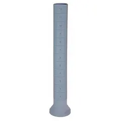 Polymer post for harsh environment antimicrobial plastic shelving systems. Provides vertical support in industrial storage applications where moisture, chemicals, or microbial growth are concerns. Gray finish. 74 in height by 2 in width.