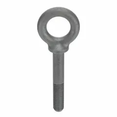 This Grade 8 steel eye bolt features a galvanized finish and a shoulder design for heavy-duty lifting and rigging applications. With a 2"-11 thread size and 2-inch thread length, it provides a secure attachment point for slings, hooks, or cables. Nut not included.