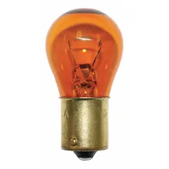 APPROVED VENDOR 1156NA-10PK BA15s Amber Incandescent Lamp, S8, 12.8V AC, 10-Pack