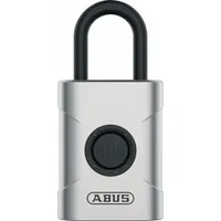 ABUS Bluetooth Padlock: Silver, Zinc Die-Cast, Std Shackle, Steel Shackle (MPN 99191)