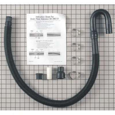 WHIRLPOOL Drain Hose Extension Kit: 40922 - Whirlpool Washing Machine & Dryer Parts