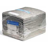 PIG Filter Pad: Oil, 15 in x 18 in, Bail, 30 Pads, 0.67 gal Oil Capacity/EA, Gray, 30 PK (MPN MAT1202)