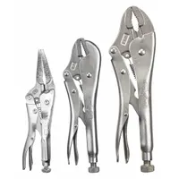 Locking Pliers Set: Curved, 2 in_1 1/2 in_1 7/8 in Max Jaw Opening, 6 in_7 in_10 in Overall Lg (MPN 323S)