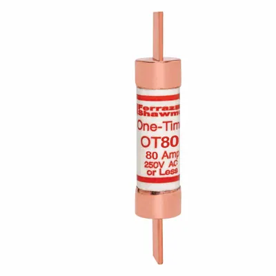 MERSEN Fuse: Class K5, OT Series, Fast-Acting, 80 A, 250 V AC, 250 V DC - Fast-Acting Blade Fuses
