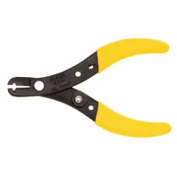Adjustable Wire Stripper: Manual, 24 AWG to 12 AWG, 5 1/8 in Overall Lg, Std Cushion Grip, 74007