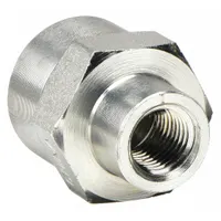 Metal Pipe Straight: Straight, 316 Stainless Steel, 1/2 in x 1/4 in, 5,200 psi, 1 3/8 in Lg (MPN 8-4 FHC-SS)