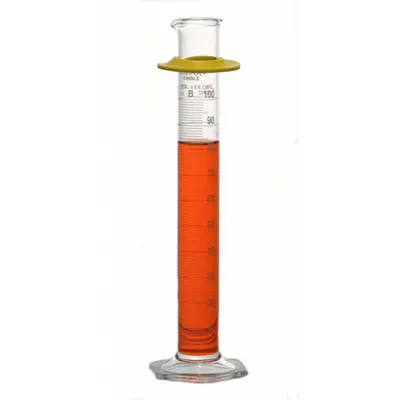 KIMBLE Graduated Cylinder: 50 mL, B, To Contain (TC), 1 mL Graduation Increments - mL - Class B Glass Graduated Cylinders