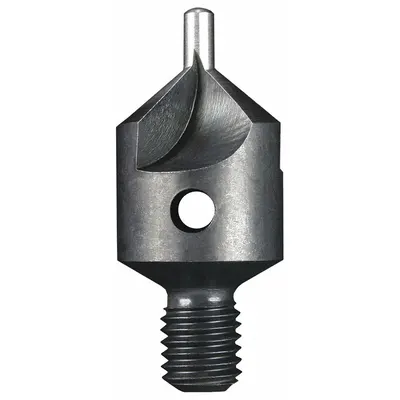 ROCKY MOUNTAIN TWIST Countersink: 100°, 3 Flute, 1/2 in Body Dia, 1/4"-28 Shank - Threaded-Shank Three-Flute Countersinks