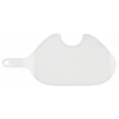 Polyester film lens covers with perimeter adhesive, supplied in packs of 20. Designed to protect PAPR lenses from scratches and debris in industrial environments.