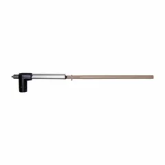 This metal head actuator is designed for use with Invacare healthcare bed models IH820DLX and SC900DLX. It adjusts the head section of the bed to facilitate patient positioning and caregiver access. The actuator is finished in silver and is constructed from metal.